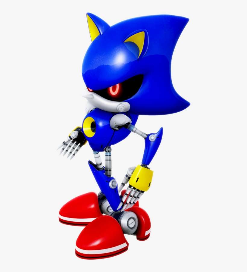 Sonic And Amy, Metal Sonic, And Modern Amy In Her Classic - Sonic The Hedgehog, transparent png download