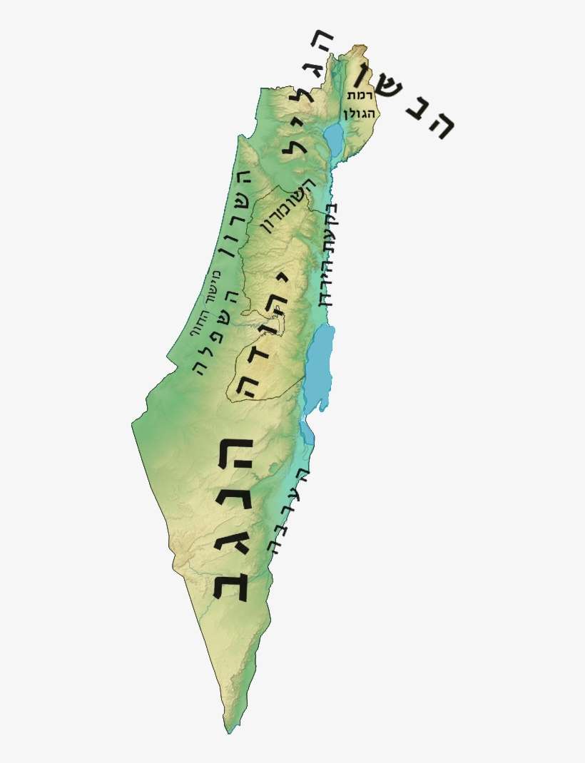 Israel Regions - Diagram, transparent png download