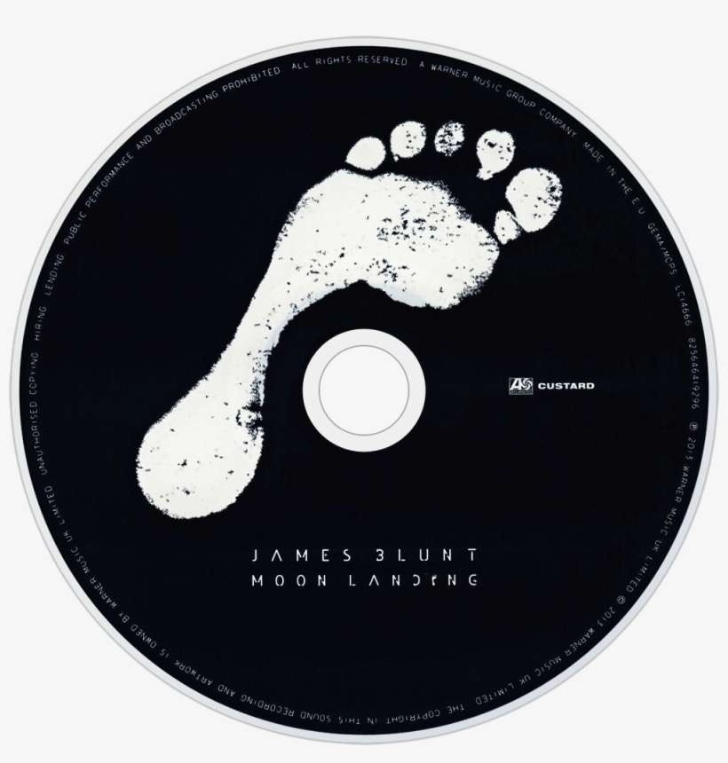 James Blunt Moon Landing Cd Disc Image James Blunt Moon Landing Deluxe Edition Cd Png Image Transparent Png Free Download On Seekpng