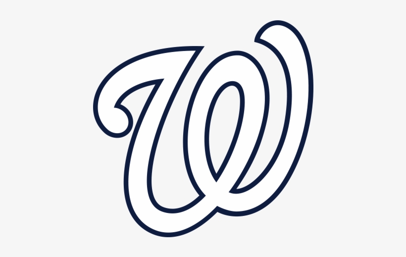 Washington Nationals Logo Png - Washington Nationals Logo Black, transparent png download