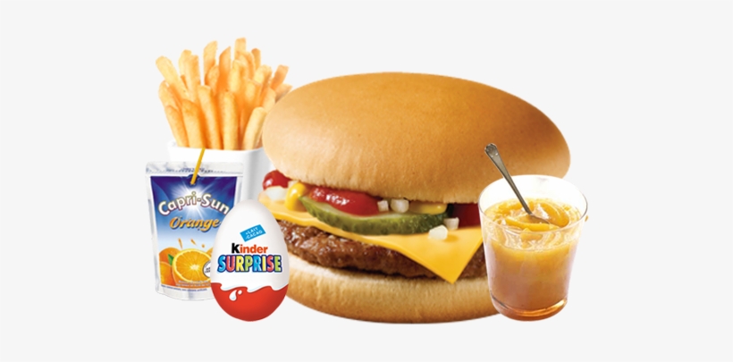 Menu Enfant Cheese - Hamburger, transparent png download