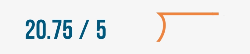 As Usual, Instead Of Writing The Numbers Side By Side - Long Division Bracket, transparent png download