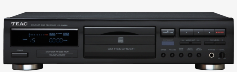 Teac Cd-rw890 B Front R976x488 - Teac Cd-rw890 Cd Player/recorder, transparent png download