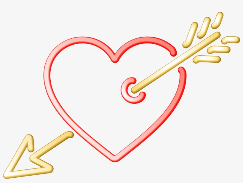 Heart Clipart For Kids At Getdrawings - Hearts And Arrows, transparent png download