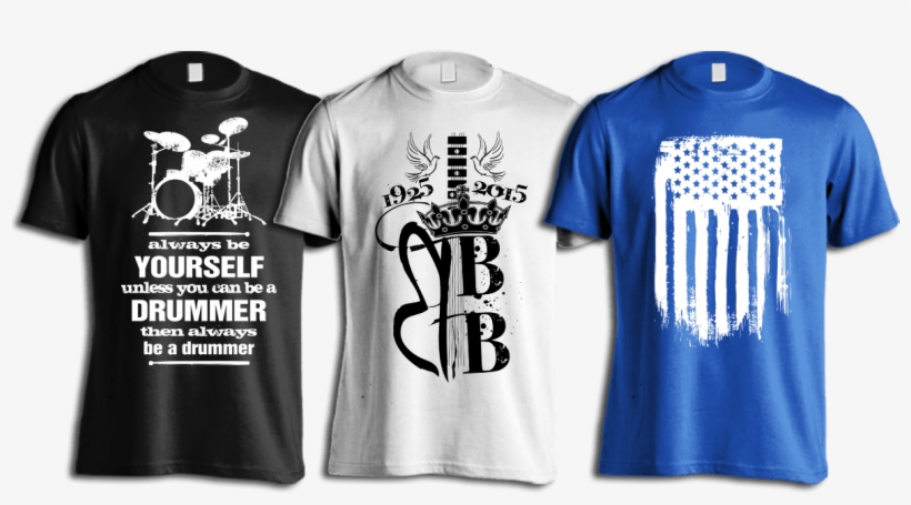 T-shirt Designing - T Shirt Design Trends 2018, transparent png download