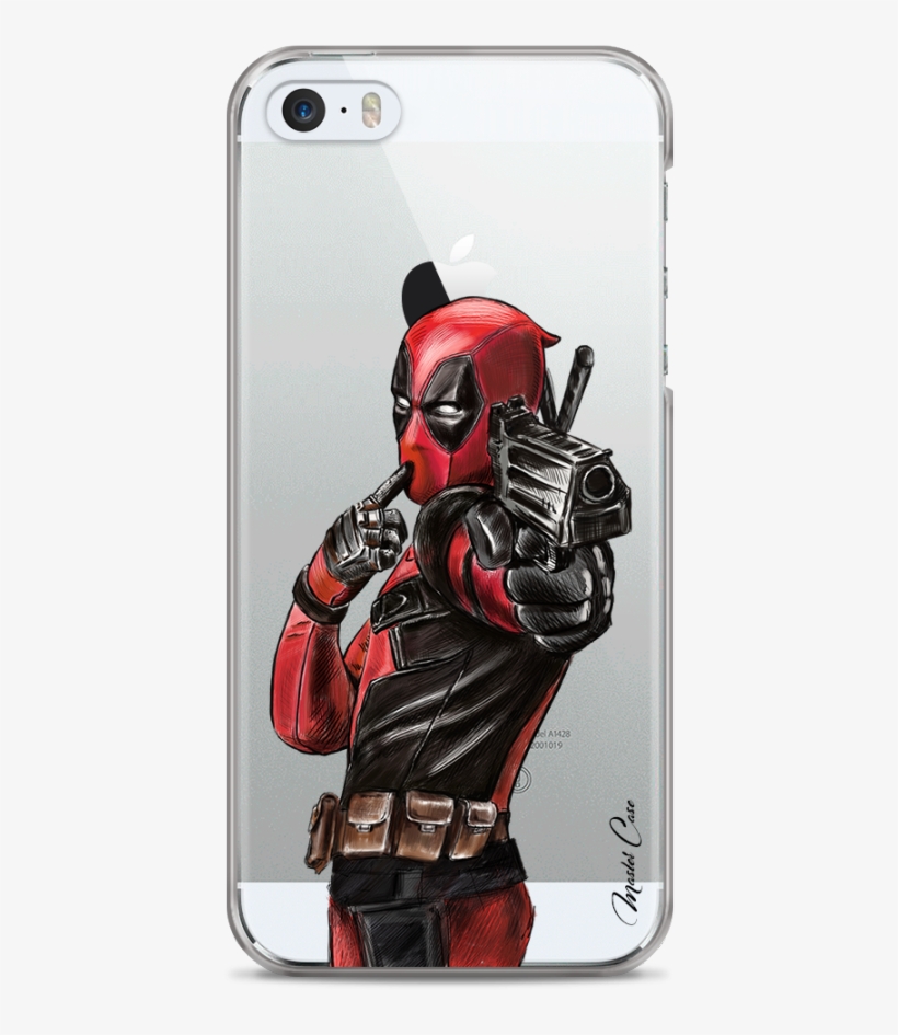 Coque Iphone 5c Deadpool 2 Watercolor Design - Iphone 5s, transparent png download