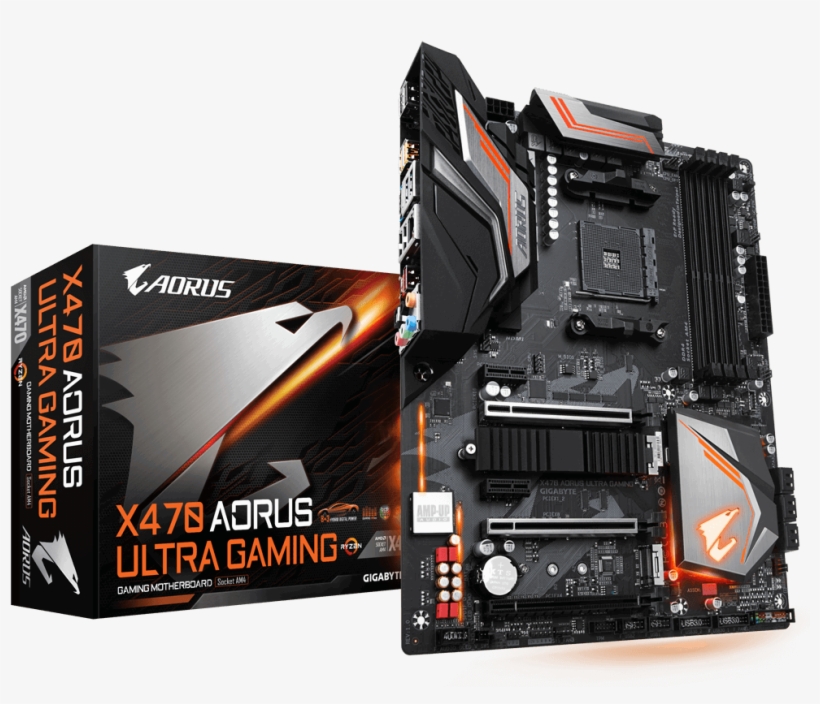 Gigabyte X470 Aorus Gaming Motherboards Based On The - Ga X470 Aorus Ultra Gaming, transparent png download