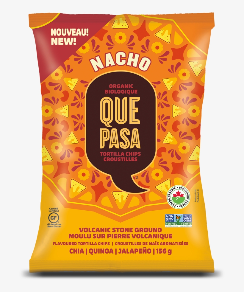 Que Pasa Nacho Organic Tortilla Chips, transparent png download