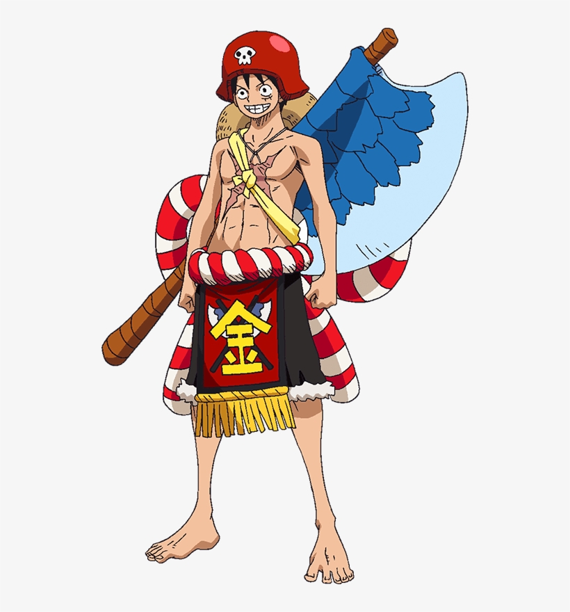 Luffy Film Gold Kintaro Outfit One Piece Luffy Design Png Image Transparent Png Free Download On Seekpng