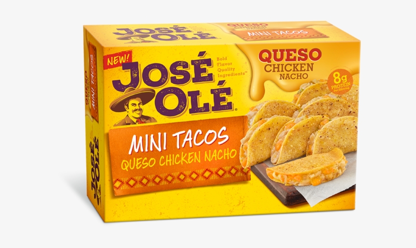 Queso Chicken Nacho Mini Tacos - Jose Ole Chicken Cheese Taquitos 45 Oz, transparent png download