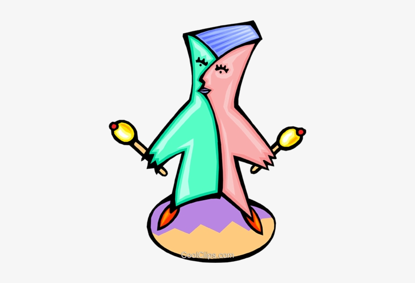 Cartoon Man Playing Maracas Royalty Free Vector Clip - Clip Art, transparent png download