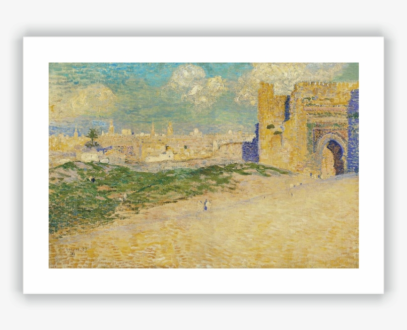 The Mansur Gate In Meknes, Morocco - Théo Van Rysselberghe Maroc, transparent png download