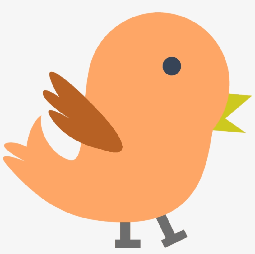 Org-vector Drawing Of Scared Chick - Baby Birds Art Clip, transparent png download