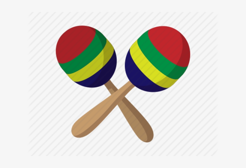 Latin Clipart Maraca - Cartoon Maracas With Clear Background, transparent png download