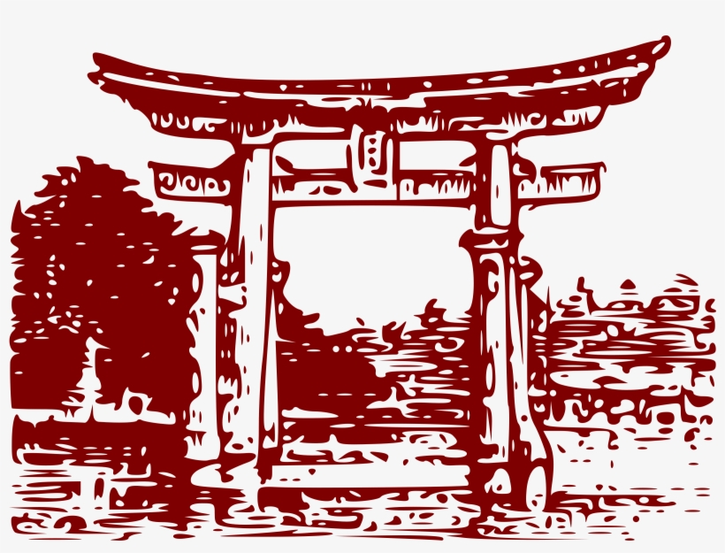 Torii Gate Png Clipart - Torii Gate Clipart, transparent png download