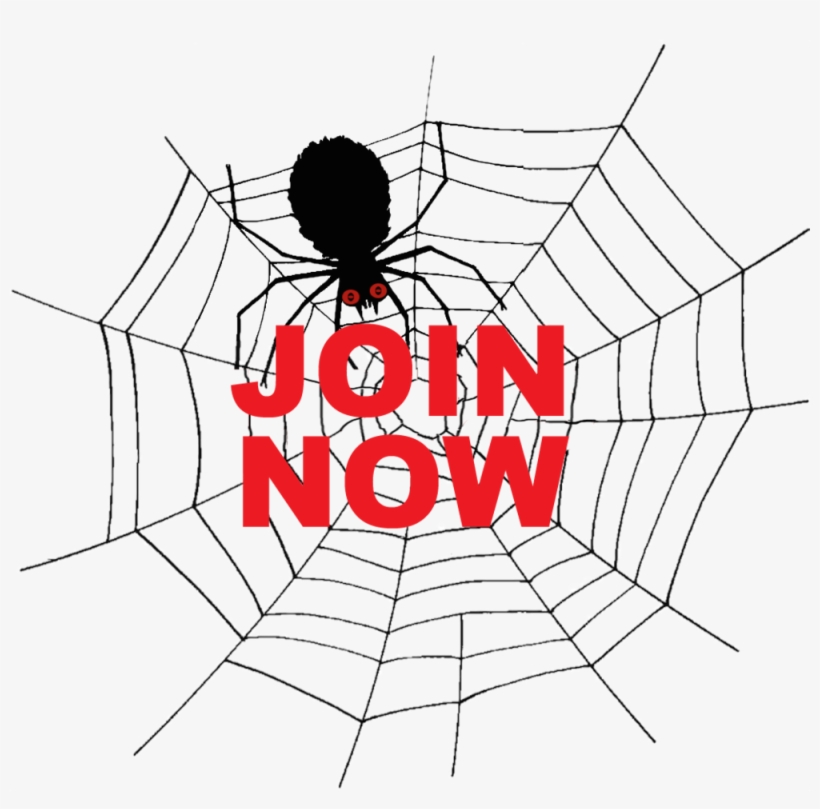 Button6-join Now - Spider Bag, Adult Unisex, Natural And Black, transparent png download