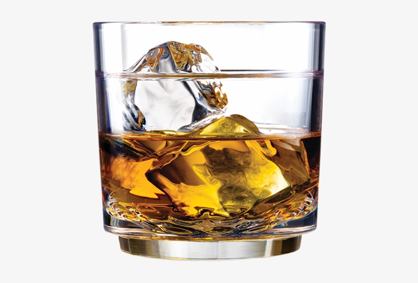 Elite 10oz Rocks Glass With Burbon - Drinique Elite Rock Old Fashioned Glass, transparent png download