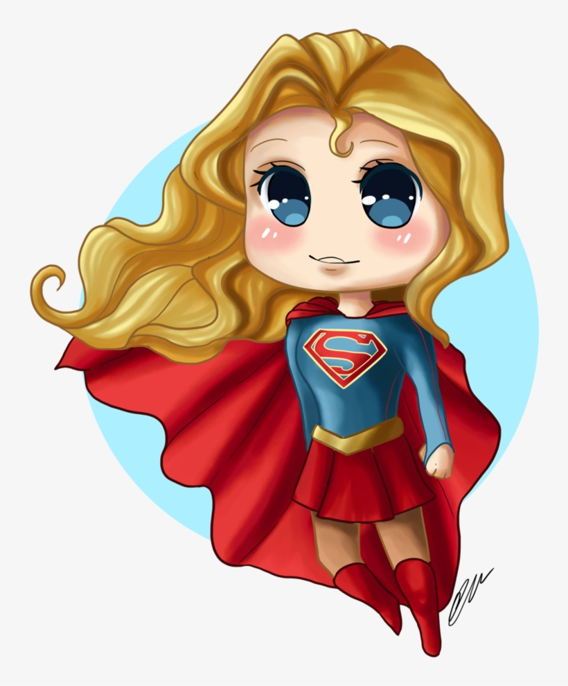 Supergirl Chibi By Artbox99 On Deviantart - Supergirl Chibi, transparent png download