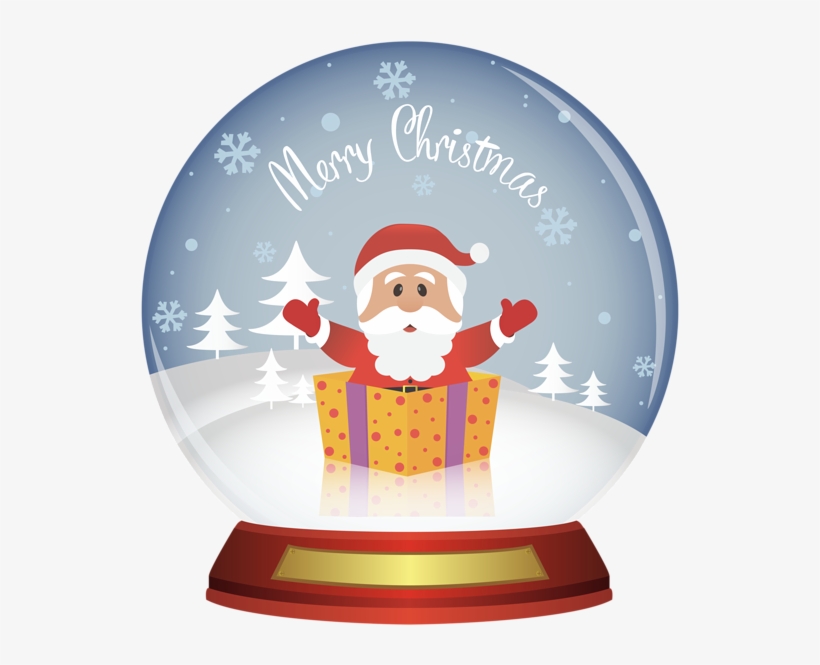 28 Collection Of Christmas Snow Globe Clipart - Christmas Snow Globes Clipart, transparent png download