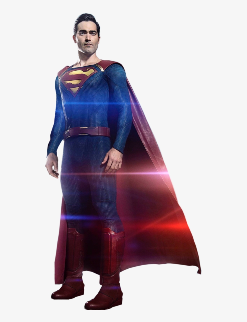 Supergirl Superman Full Body Transparent By Spider-maguire - Henry Cavill Vs Tyler Hoechlin, transparent png download