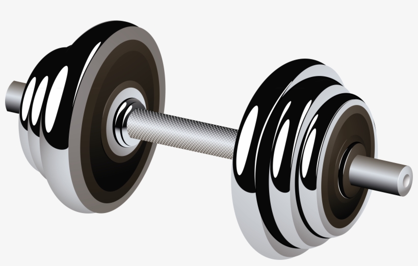 Barbell Png Picture - Transparent Background Dumbbell Png, transparent png download
