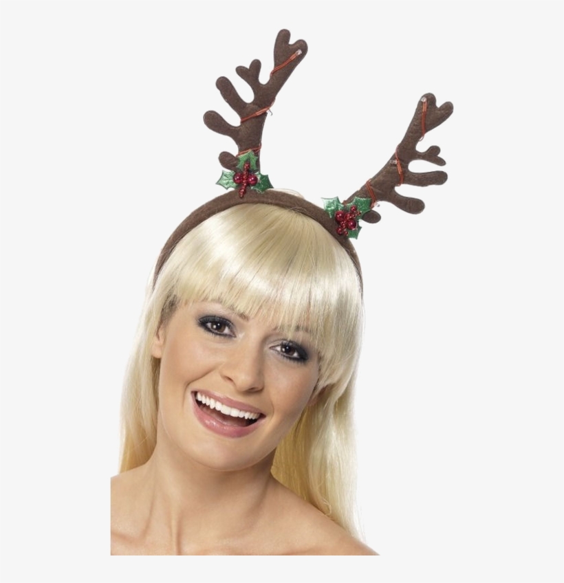 Reindeer Antlers Headband Png - Different Types Of Headgears, transparent png download