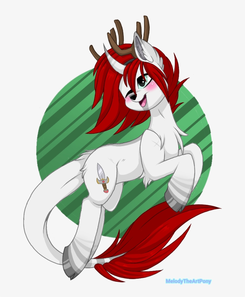 #1635482 - Antlers, Artist - Melodysnsfwartwork, Artist - Cartoon, transparent png download