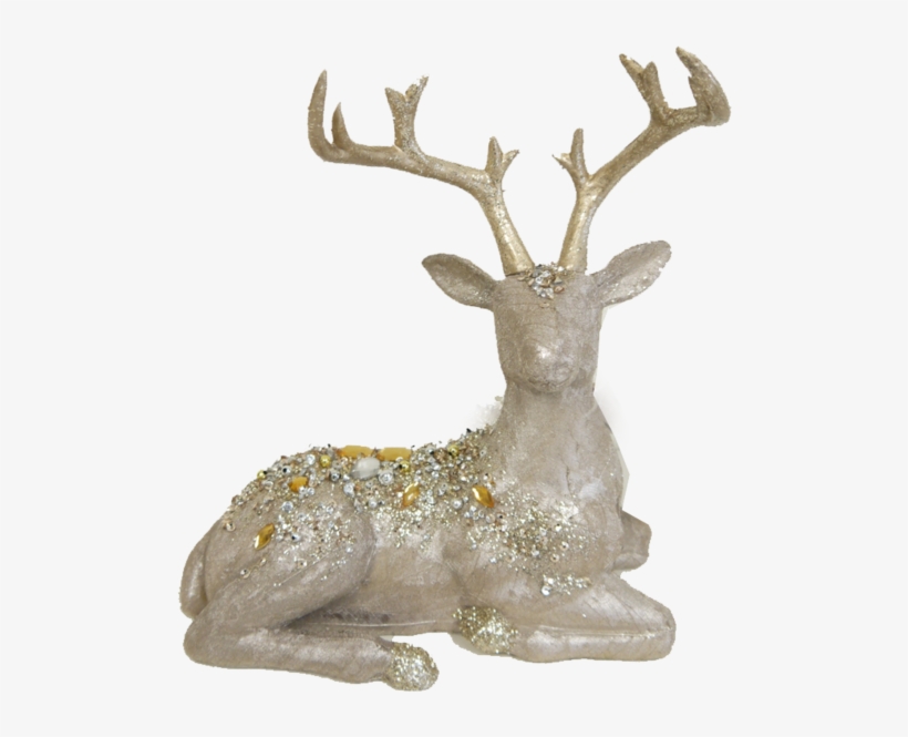 Jeweled Champagne Deer - Champagne, transparent png download