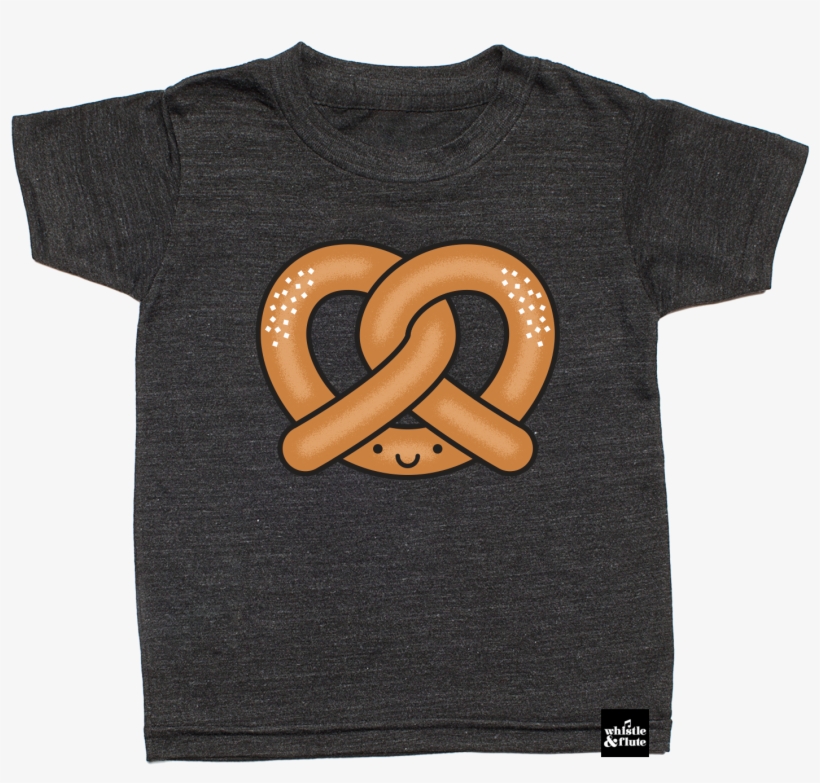 Kawaii Pretzel T-shirt - T-shirt, transparent png download