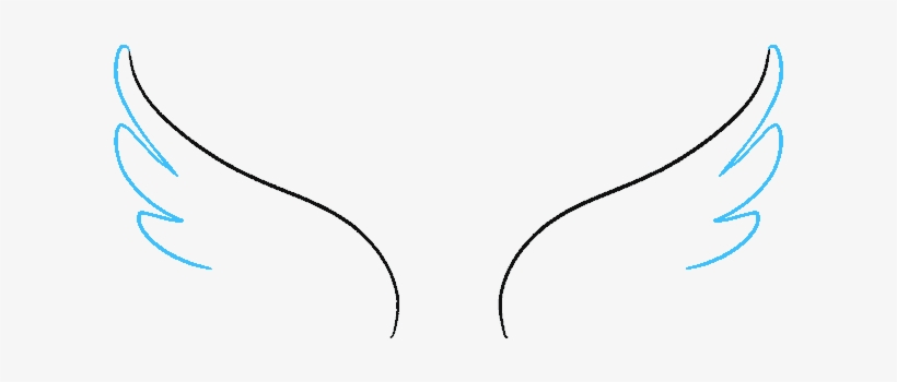 Png Library Stock How To Draw Wings In A Few, transparent png download