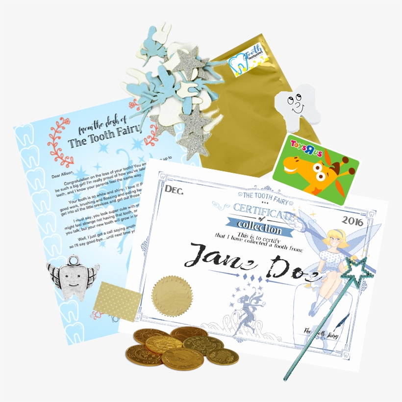 Tooth Fairy Angel Fairy Land Package - Coin, transparent png download