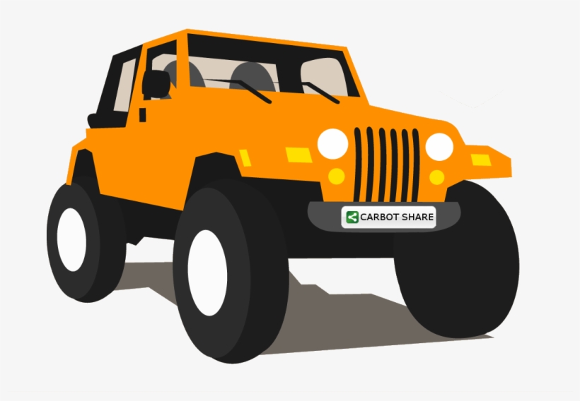 Collection Of Background High Quality Cartoon - Jeep Clipart Png, transparent png download