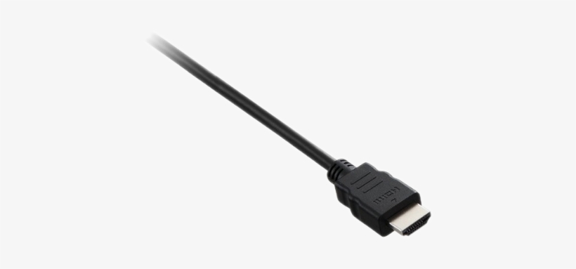 V7 Hdmi High Speed With Ethernet Cable Black - Brush For Hair Dye, transparent png download