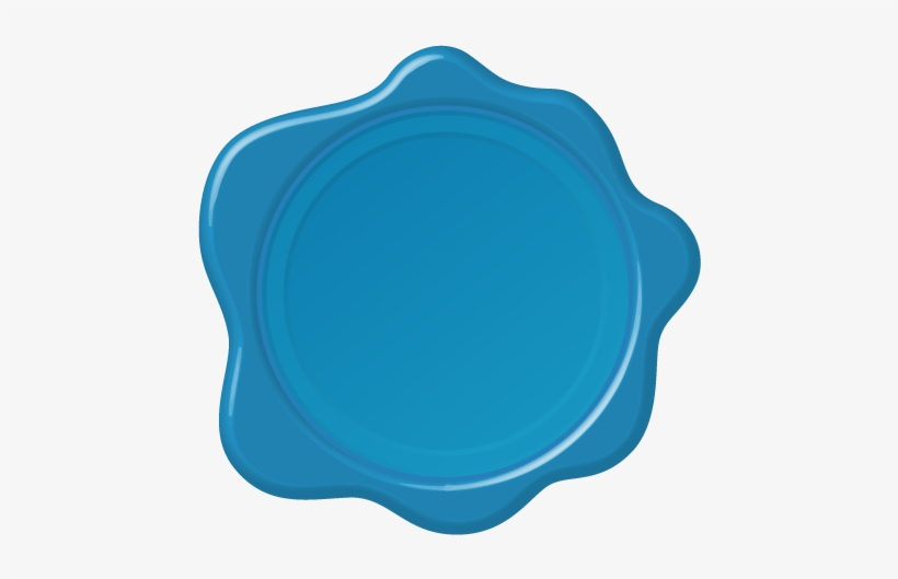 Blue Wax Seal 1 - Dimension, transparent png download
