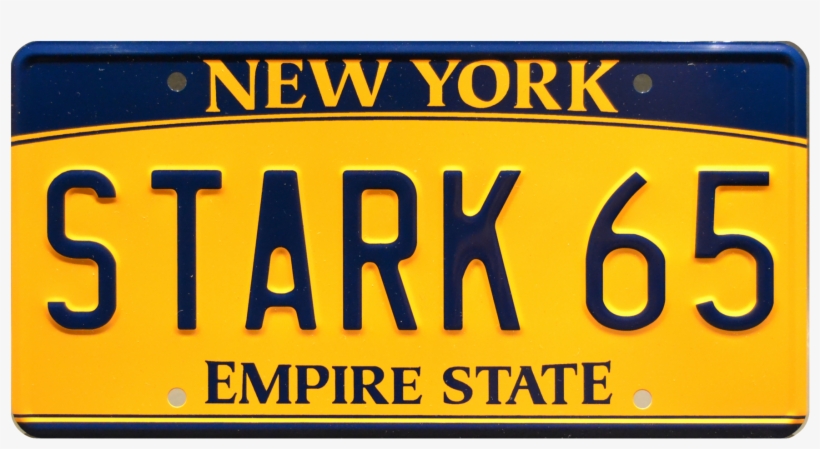 Stark 65 Prop Plate Movie Memorabilia From Avengers - Avengers / Tony Stark's 2012 Acura Nsx Roadster / Stark, transparent png download