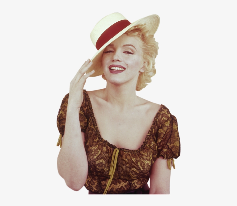 Free Png Marilyn Monroe Png Images Transparent - Marilyn Monroe In Hat, transparent png download