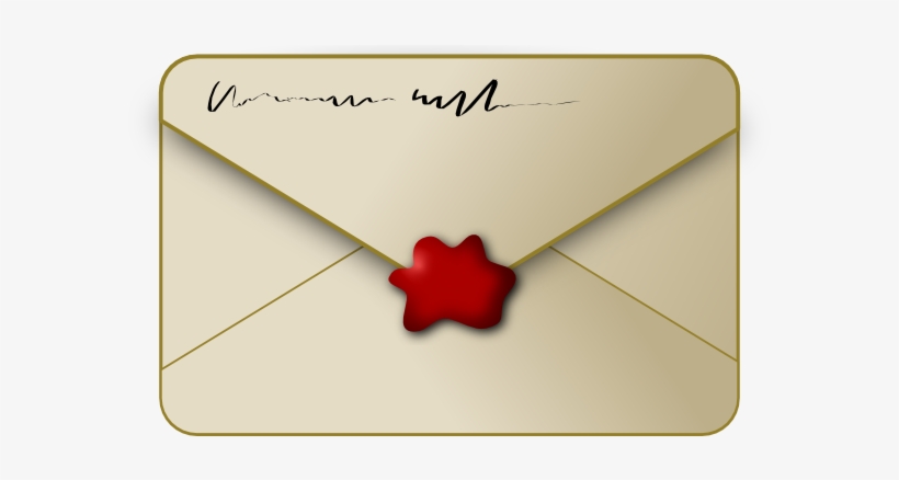 Sealing Wax, Seal, Mail - Sealed Envelope Clipart, transparent png download
