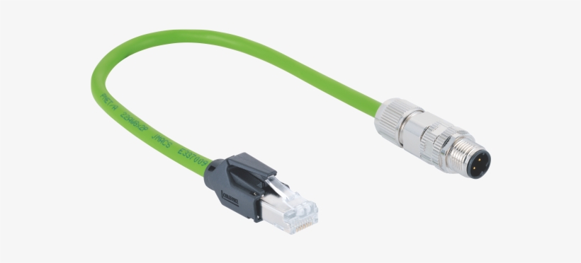 Ethernet Cable Plug M12 4pin D-code Male Connector, transparent png download
