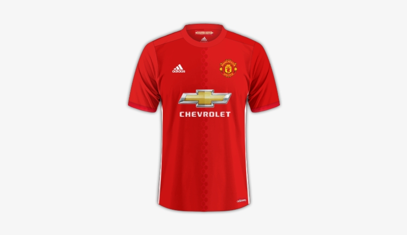 Manchester United 2016-17 Home - Drunken Taoist T Shirt, transparent png download