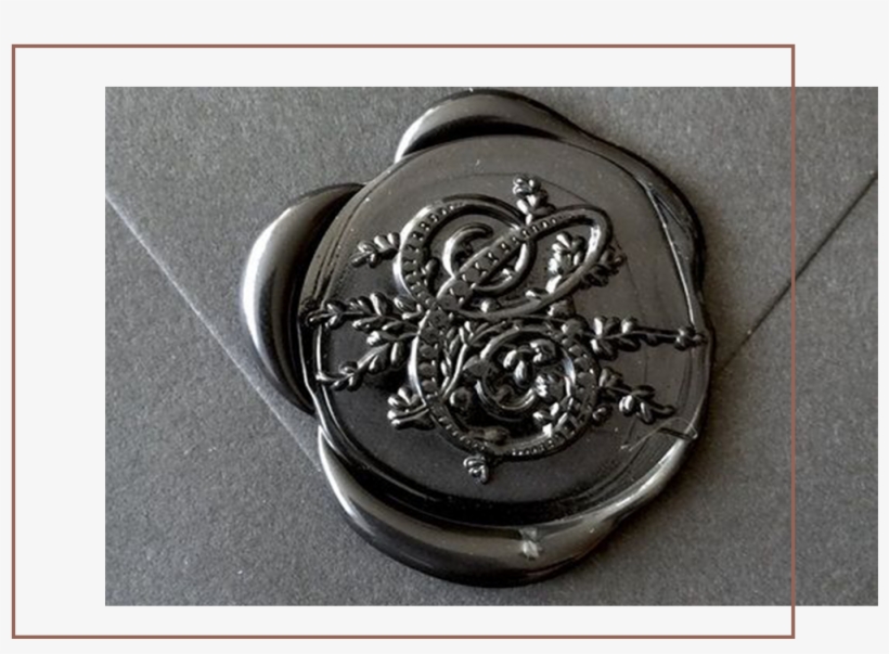 Wax Seal - Black Wax Seal, transparent png download
