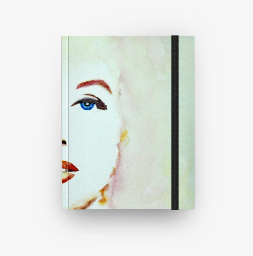 Caderno Marilyn Monroe Em Aquarela De Margarete Bomna - Modern Art, transparent png download