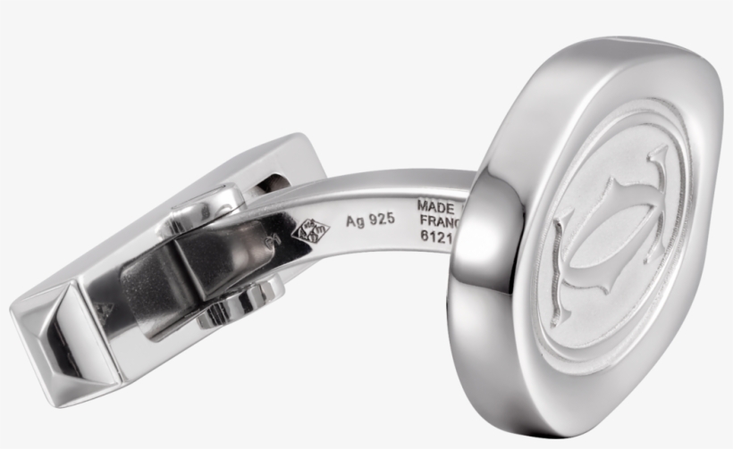 Wax Seal Motif Cufflinkssterling Silver, Palladium - Silver, transparent png download