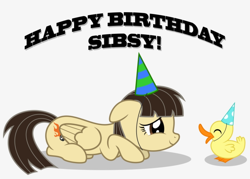 Thatguy1945, Birthday, Cute, Duck, Duckling, Floppy - Cartoon, transparent png download