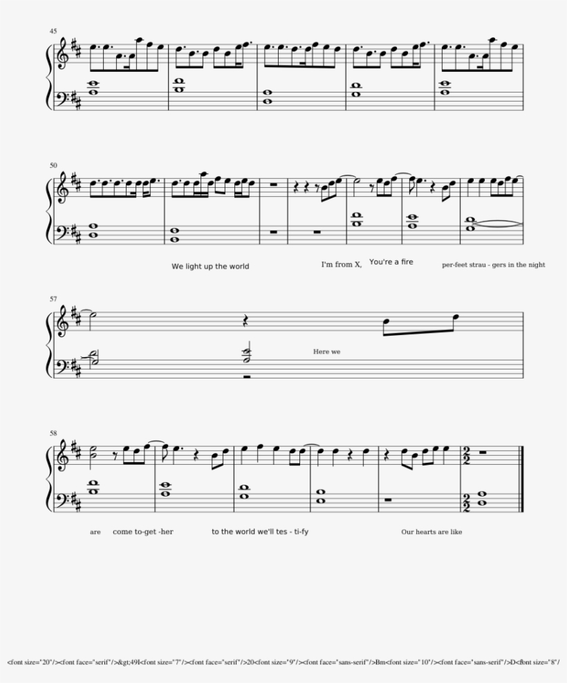 Firestone Sheet Music Composed By Www - Firestone Sheet Music Musescore, transparent png download