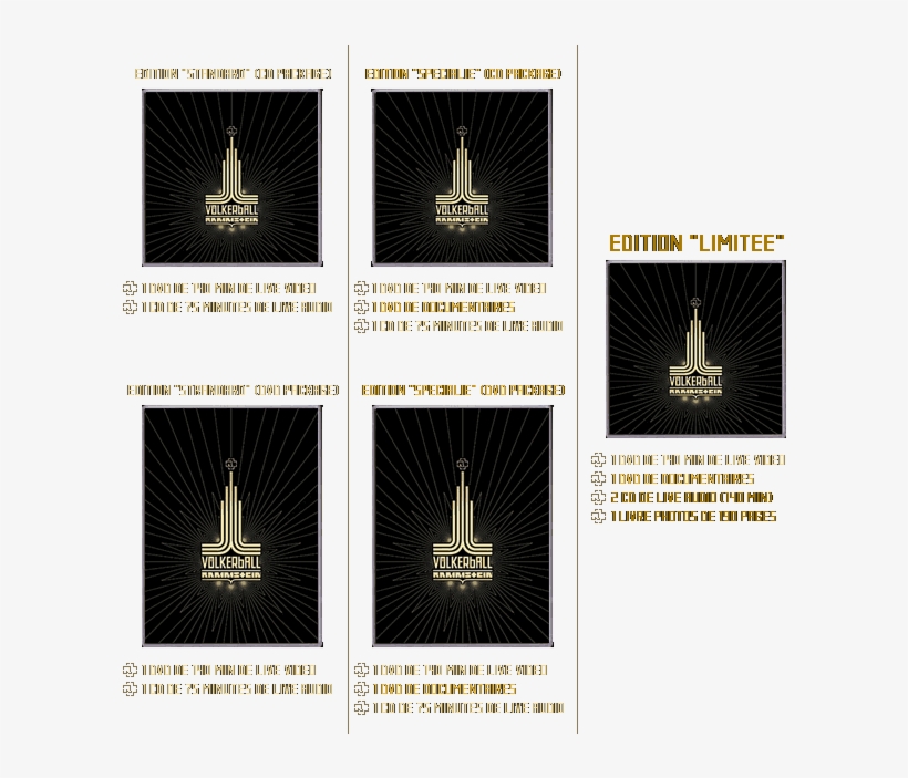 Rammstein World Dvd Völkerball - Rammstein Volkerball (w Dvd) 4 Cd, transparent png download