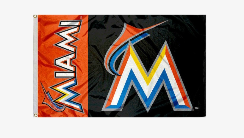 Miami Marlins Flag - Wincraft Miami Marlins Flag 3x5 Mlb Banner, transparent png download