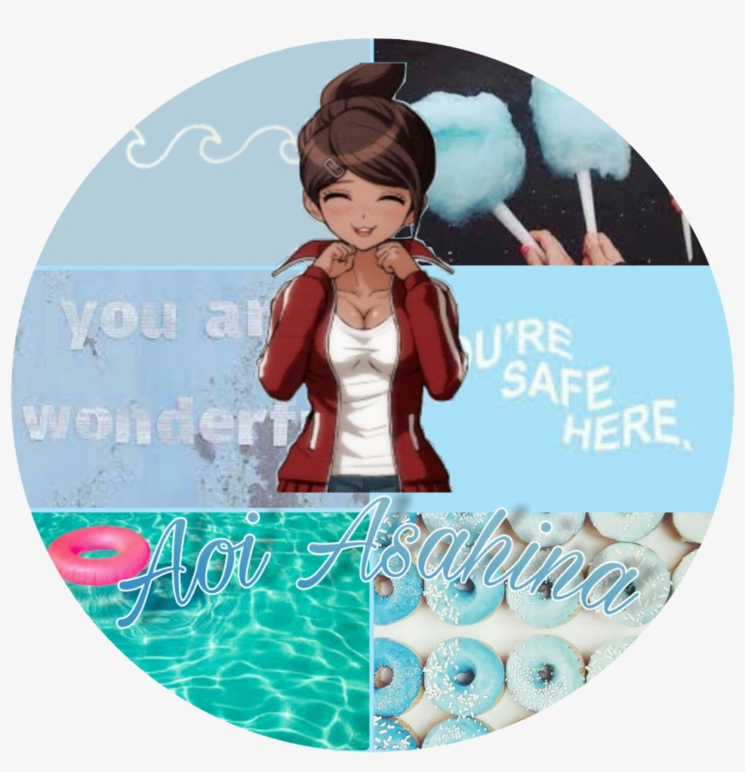 Danganronpa Aoiasahina - Swimming Pool, transparent png download