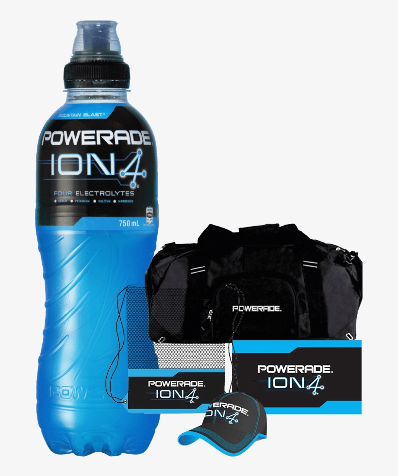 Week Four Prize - Powerade Power Grip, 32oz, Cyan, transparent png download
