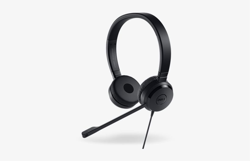 Dell Pro Stereo Headset - Dell Pro Stereo Uc350 On-ear Headset, transparent png download