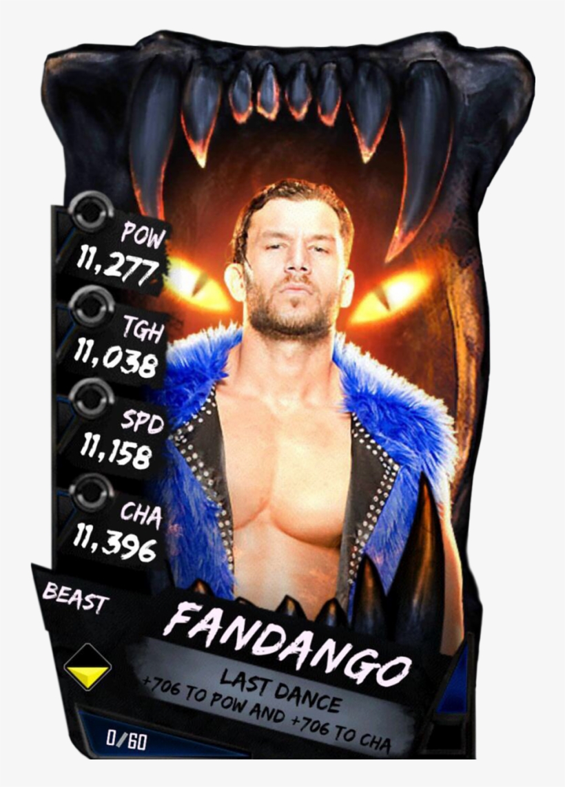 Fandango S4 16 Beast - Wwe Supercard Beast Cards, transparent png download
